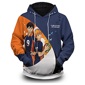 Haikyuu Hoodies - Hinata x Kageyama Unisex Pullover Hoodie FH0709