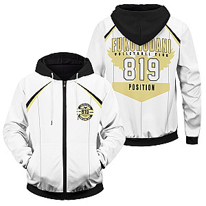 Haikyuu Hoodies - Personalized 819 Fukurodani Unisex Zipped Hoodie FH0709