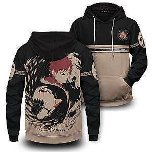 Naruto Hoodies - Yin Yang Gaara Shukaku Unisex Pullover Hoodie FH0709