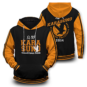 Haikyuu Hoodies - Karasuno Jersey Unisex Pullover Hoodie FH0709