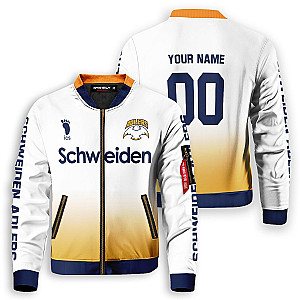 Haikyuu Jackets - Personalized Schweiden Adlers Bomber Jacket FH0709