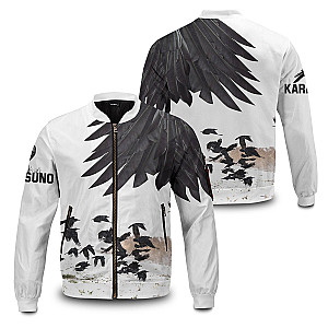 Haikyuu Jackets - Karasuno Crows Bomber Jacket FH0709