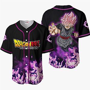 Goku Rose Baseball Jersey Shirts Custom Dragon Ball Anime OT2102