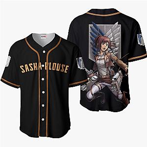 Sasha Blouse Baseball Jersey Shirts Custom Attack On Titan Anime OT2102