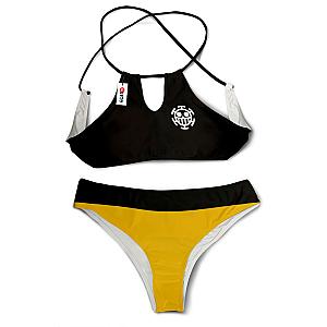 Trafalgar D. Law Symbol Bikini Custom Anime Swimsuit VA0601 OT2102