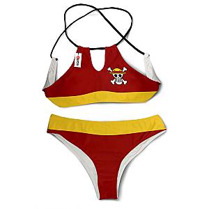 Monkey D. Luffy Symbol Bikini Custom Anime Swimsuit VA0601 OT2102