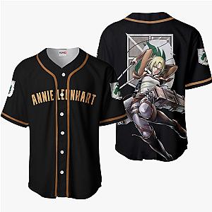 Annie Leonhart Baseball Jersey Shirts Custom Attack On Titan Anime OT2102