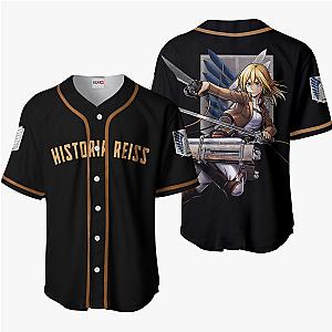 Historia Reiss Baseball Jersey Shirts Custom Attack On Titan Anime OT2102