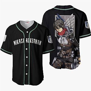 Mikasa Ackerman Baseball Jersey Shirts Custom Attack On Titan Final Anime OT2102