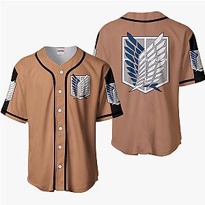 Survey Corps Baseball Jersey Shirts Custom Attack On Titan Anime OT2102