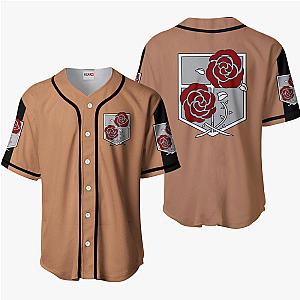 Garrison Regiment Baseball Jersey Shirts Custom Attack On Titan Final Anime OT2102