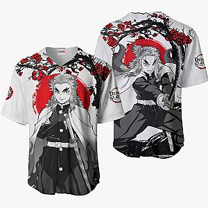 Kyoujurou Rengoku Baseball Jersey Shirts Custom Kimetsu Anime Japan Style OT2102