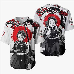 Tanjiro Baseball Jersey Shirts Custom Kimetsu Anime Japan Style OT2102