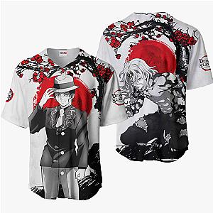 Muzan Kibutsuji Baseball Jersey Shirts Custom Kimetsu Anime Japan Style OT2102