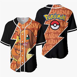 Charmander Baseball Jersey Shirts Custom Pokemon Anime For Fans OT2102