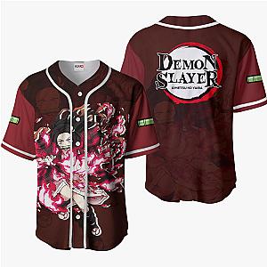 Nezuko Blood Demon Art Baseball Jersey Shirts Custom Kimetsu Anime OT2102