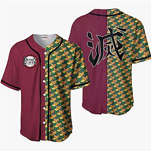 Giyu Tomioka Baseball Jersey Shirts Custom Kimetsu Anime Costume OT2102