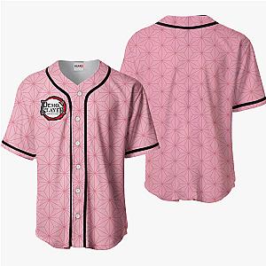 Nezuko Baseball Jersey Shirts Custom Kimetsu Anime Costume OT2102