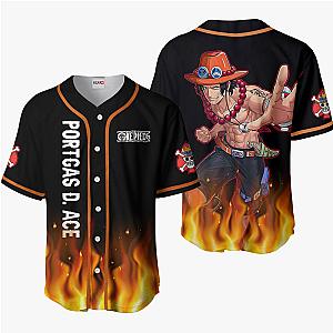 Portgas D Ace Baseball Jersey Shirts Custom OP Anime For Fans OT2102