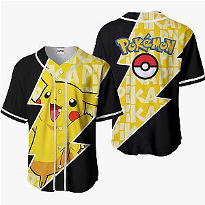 Pikachu Baseball Jersey Shirts Custom Pokemon Anime For Fans OT2102