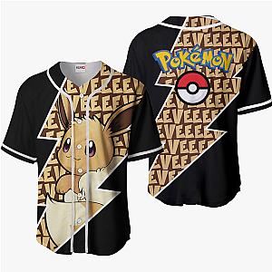 Eevee Baseball Jersey Shirts Custom Pokemon Anime For Fans OT2102