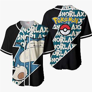 Snorlax Baseball Jersey Shirts Custom Pokemon Anime For Fans OT2102