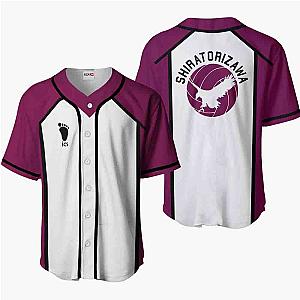 Shiratorizawa Baseball Jersey Shirts Custom Haikyuu Anime Costume OT2102