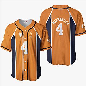 Yuu Nishinoya Baseball Jersey Shirts Custom Haikyuu Anime Costume OT2102