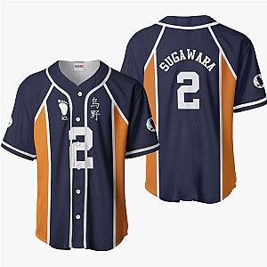 Koushi Sugawara Baseball Jersey Shirts Custom Haikyuu Anime Costume OT2102