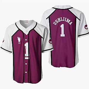 Wakatoshi Ushijima Baseball Jersey Shirts Custom Haikyuu Anime Costume OT2102