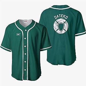 Dateko Baseball Jersey Shirts Custom Haikyuu Anime Costume OT2102