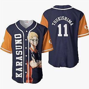 Kei Tsukishima Baseball Jersey Shirts Haikyuu Custom Anime OT2102