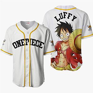 One Piece Monkey D Luffy Anime Baseball Jersey Shirts Custom For Fans OT2102