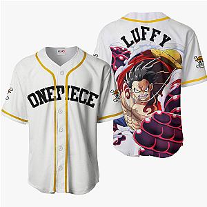 Luffy Gear 4 Baseball Jersey Shirts One Piece Custom Anime OT2102