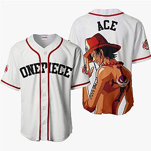 Portgas D Ace Anime Baseball Jersey Shirts Custom For One Piece Fans OT2102