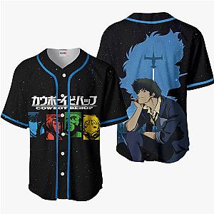 Cowboy Bebop Spike Spiegel Baseball Jersey Shirts Custom Anime Merch Clothes HA0601 OT2102