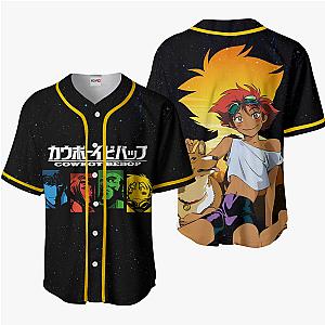 Cowboy Bebop Edward Wong Baseball Jersey Shirts Custom Anime Merch Clothes HA0601 OT2102