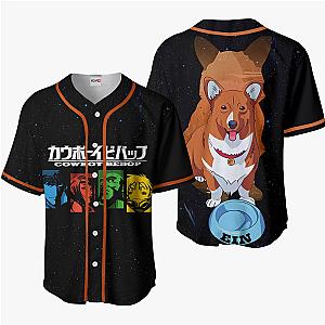 Cowboy Bebop Ein Baseball Jersey Shirts Custom Anime Merch Clothes HA0601 OT2102