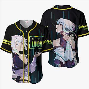 Cyberpunk Edgerunners Lucy Baseball Jersey Shirts Anime Custom Merch Clothes HA0601 OT2102