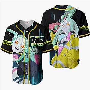 Cyberpunk Edgerunners Rebecca Baseball Jersey Shirts Anime Custom Merch Clothes HA0601 OT2102