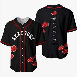 Akatsuki Baseball Jersey Shirts Costume For Naruto Anime Fans OT2102