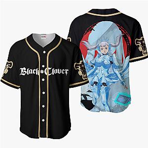 Black Clover Noelle Silva Baseball Jersey Shirts Custom Anime Merch Clothes HA0601 OT2102