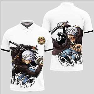 Trafalgar Law Polo Shirt Custom Anime One Piece For Fans OT2102