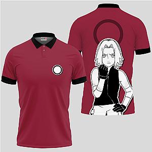 Sakura Haruno Polo Shirts Custom Manga Anime OT2102