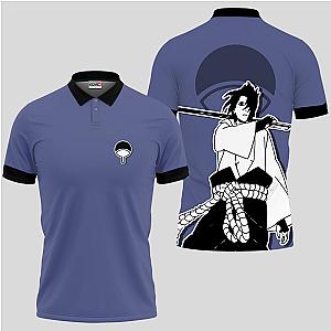 Sasuke Uchiha Polo Shirts Custom Manga Anime OT2102