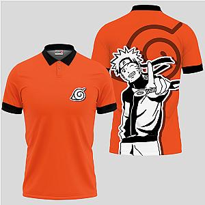 Naruto Uzumaki Polo Shirts Custom Manga Anime OT2102