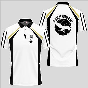 Fukurodani Uniform Polo Shirts Custom Haikyuu Anime OT2102