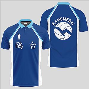 Kamomedai Uniform Polo Shirts Custom Haikyuu Anime OT2102