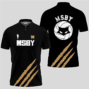 MSBY Uniform Polo Shirts Custom Haikyuu Anime OT2102