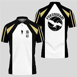 Fukurodani Uniform Polo Shirts Custom Haikyuu Anime OT2102